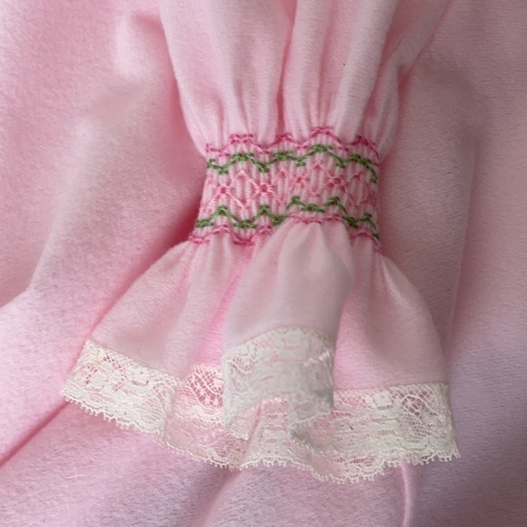 Vintage Pink Open House Coat 3 Pearl Button Closure - Picture 5 of 11